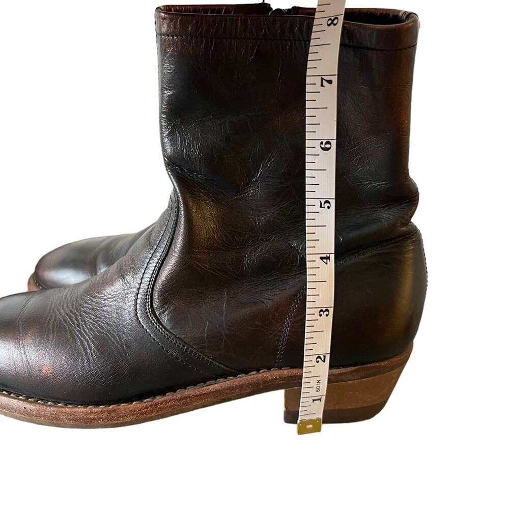 Maison Margiela Replica 70’s Tight High Ankle Campus Leather Boots Size … - Picture 9 of 12